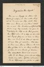 Nachlass Franz Steindachner, Brief von Eduard Graeffe an Franz Steindachner (14.07.1897), Inv.Nr. 173.17, Seite 1